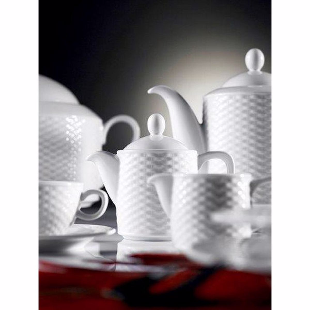 Cryspo Trio Set Pastas 7 Temaxion Lefki Porselani 'POLO WHITE' 3400035
